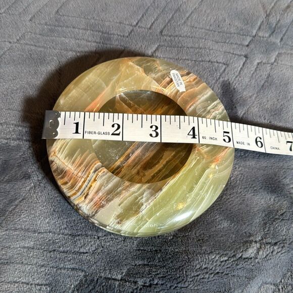 Gorgeous Natural Stone Ashtray or Trinket Box Heavy BRAND NEW Great Gift - Picture 7 of 12